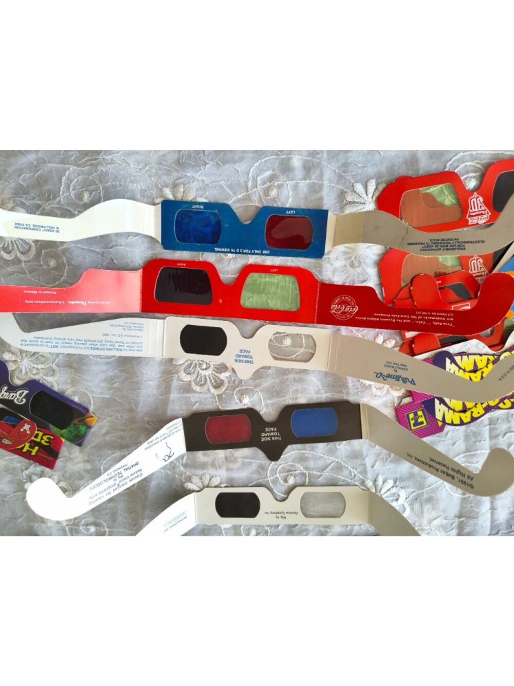 19 Hollywood 3D cardboard glasses, Rolling Stones ~Married with children~ Coca C - Picture 11 of 16